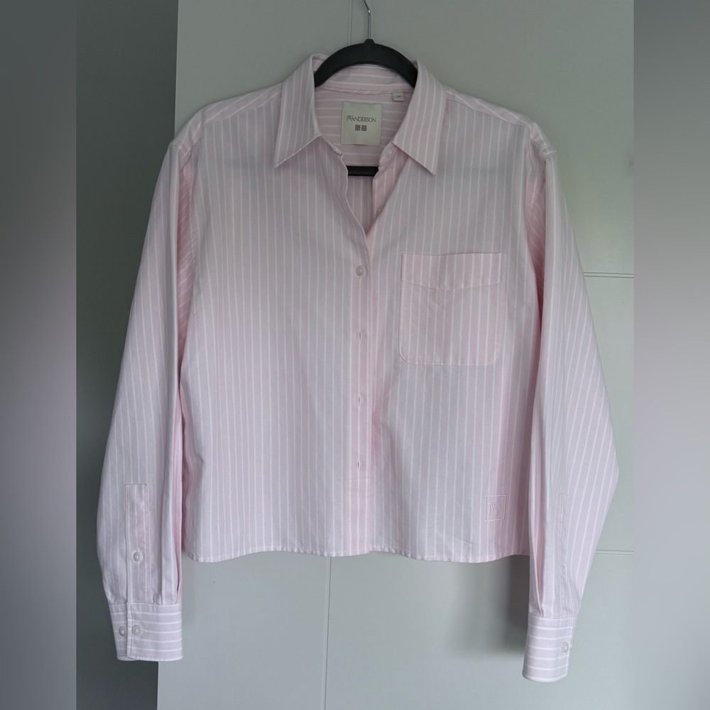 JW ANDERSON Light Pink Striped Blouse - Picture 3 of 6